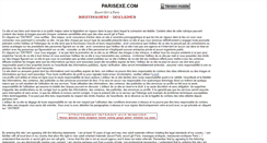 Desktop Screenshot of parisexe.com